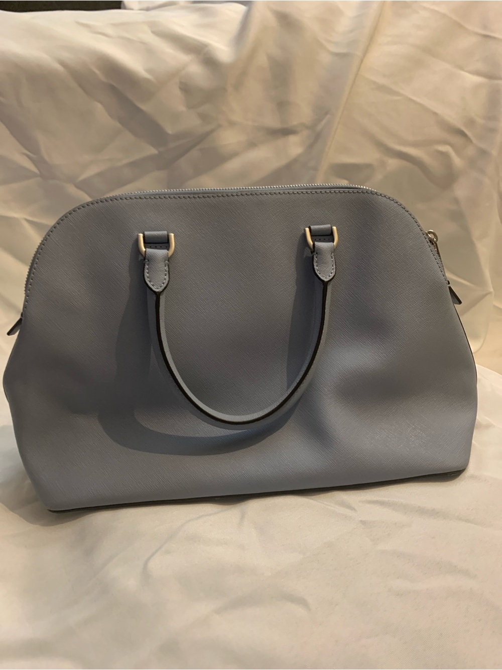 MICHAEL KORS Powder Blue Saffiano Leather Satchel - Picture 6 of 15